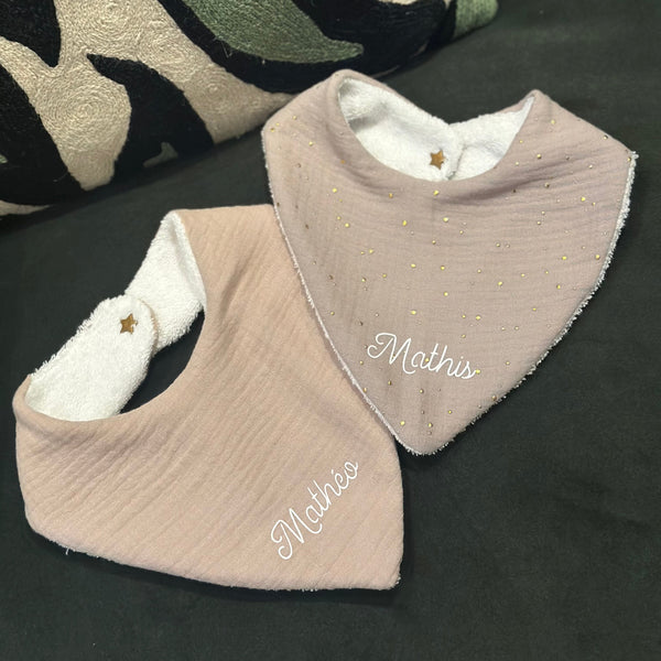 Bavoir bandana DOUBLE GAZE