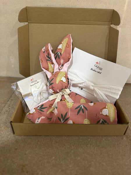 Doudou lapin personnalisé