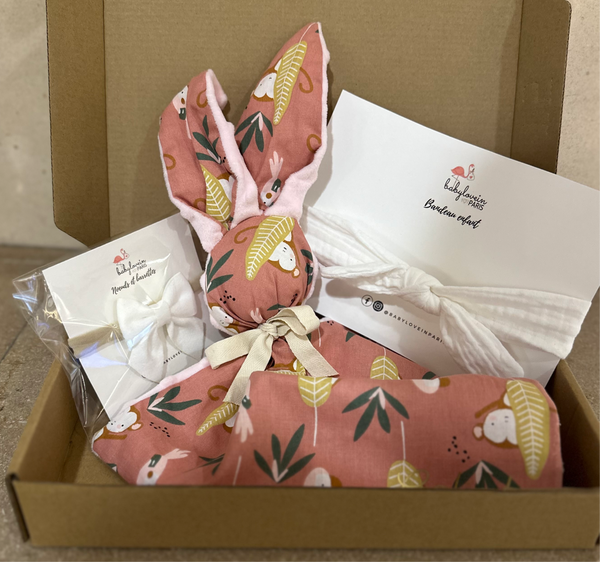 Doudou lapin personnalisé