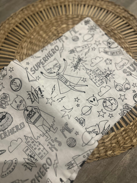 Cahier de coloriages lavables LAMA+ 6 feutres lavables