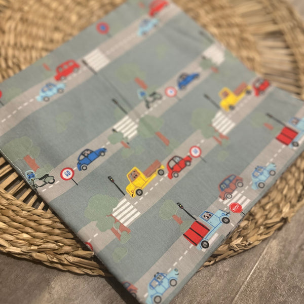Cahier de coloriages lavables ROUTE + 6 feutres lavables
