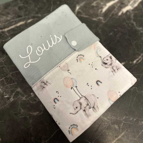 Protège carnet de santé Éléphant