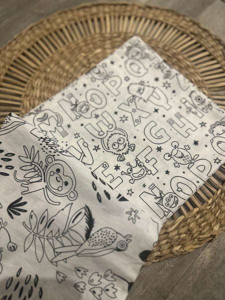 Cahier de coloriages lavables LAMA+ 6 feutres lavables