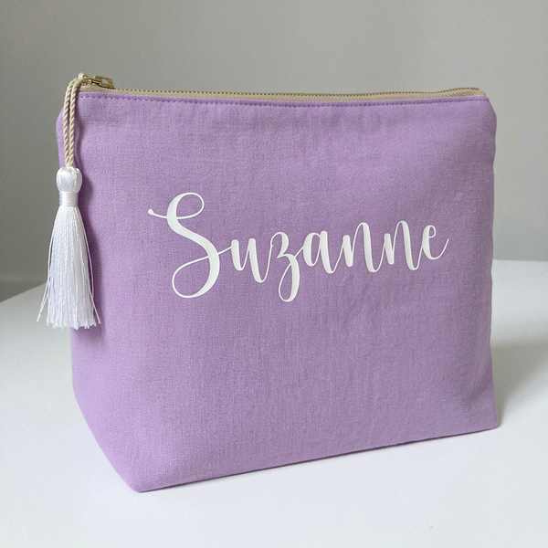Maxi trousse de toilette DOUBLE GAZE PARME VIOLET