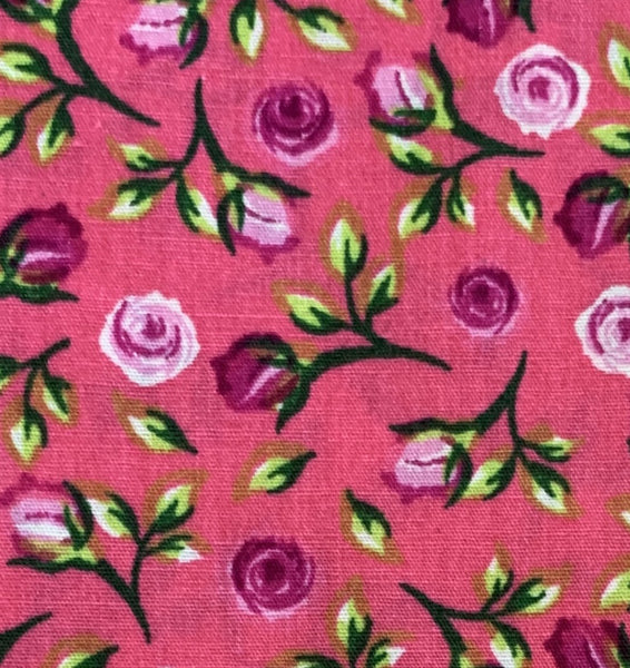 Catalogue de tissus | BabyloveinParis | Baby love in Paris | Motif roses (fleurs)