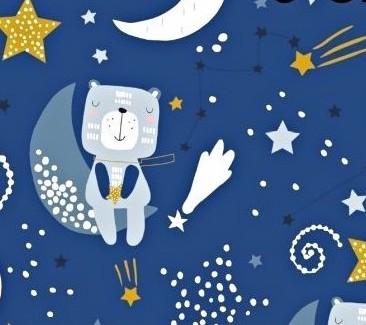 Catalogue de tissus | BabyloveinParis | Baby love in Paris | Motif ourson