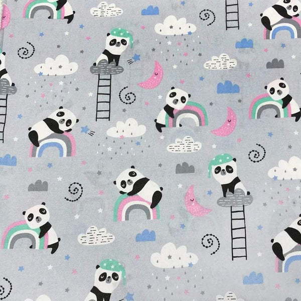 Catalogue de tissus | BabyloveinParis | Baby love in Paris | Motif panda