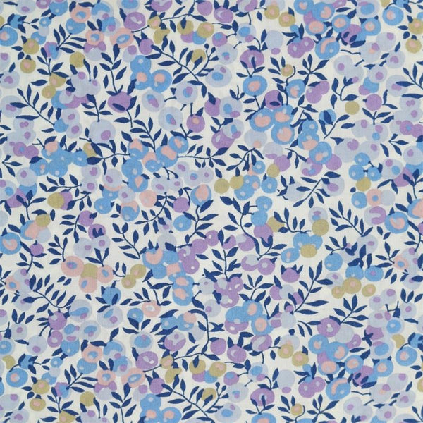 Catalogue de tissus | BabyloveinParis | Baby love in Paris | Motif liberty wiltshire bleu