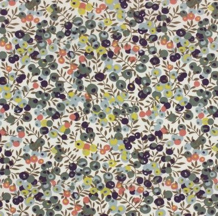 Catalogue de tissus | BabyloveinParis | Baby love in Paris | Motif liberty wiltshire kaki