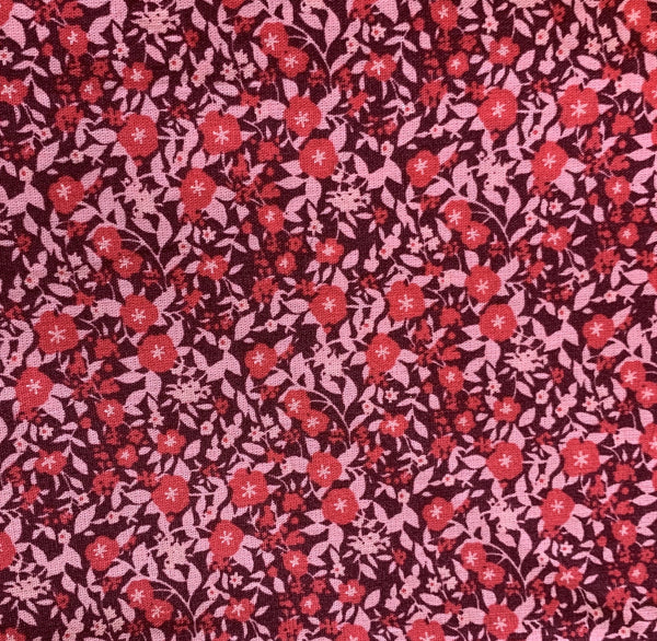 Catalogue de tissus | BabyloveinParis | Baby love in Paris | Motif liberty wiltshire rouge