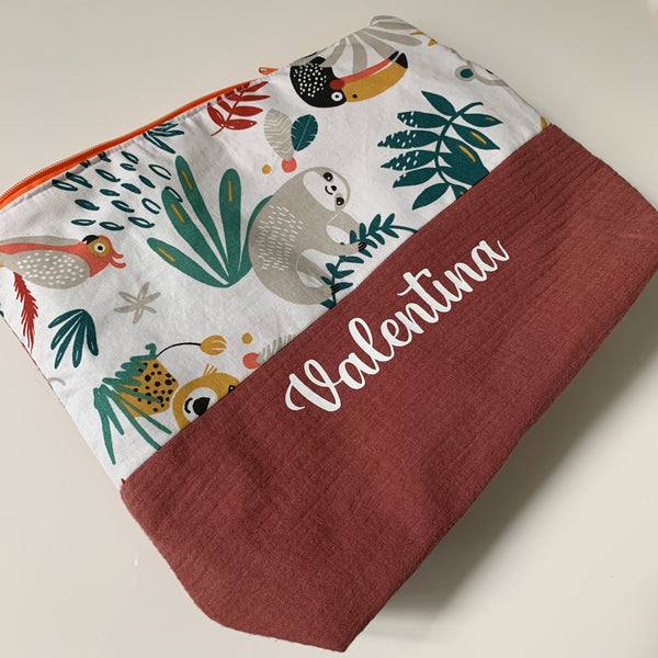 Maxi trousse de toilette JUNGLE DOUBLE GAZE