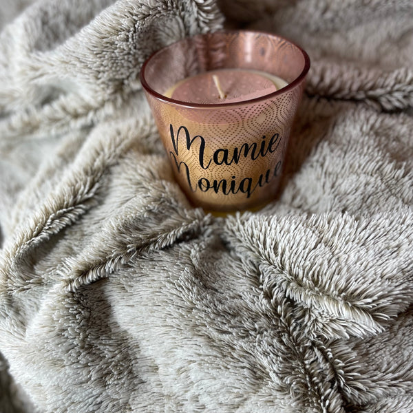 Bougie personnalisée prénom
