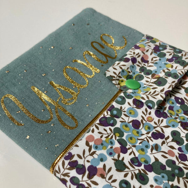 Protège carnet de santé LIBERTY WILTSHIRE DOUBLE GAZE