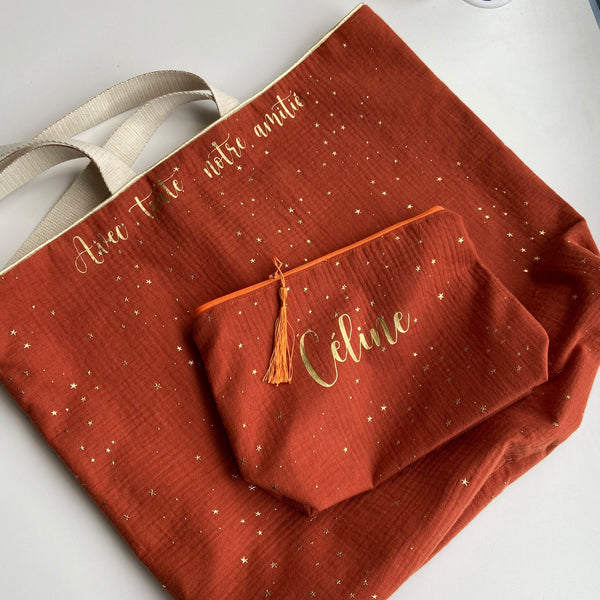 Maxi trousse de toilette DOUBLE GAZE